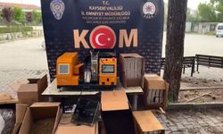 Kayseri'de kaçakçılara baskın! 50 bin adet ele geçirildi