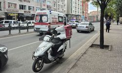 Kayseri’de yine motosiklet kazası! Aracın çarptığı kurye metrelerce sürüklendi