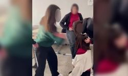 Okulda utanç görüntüleri! Biri dövdü diğeri kayda aldı