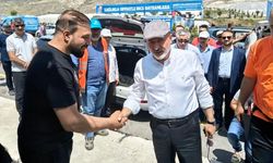 Kayseri'de başkan kurban kesim yerini inceledi! 2 hayvan bertaraf edildi