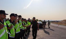 Kayseri'de Jandarma Komutanı teftişe çıktı! Tedbirleri yerinde inceledi