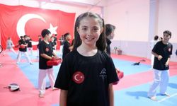 9 yaşındaki kız hobi olarak başladığı taekwondoda Kayseri şampiyonu oldu!