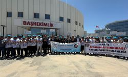 Kayseri Şehir Hastanesi önünde HAK-İŞ’ten sert protesto!