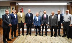 Başkan Büyükkılıç'a ziyaretçi akını! Birlik beraberliğe vurgu yaptılar
