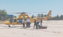 28 yaşındaki genç hasta için helikopter havalandı!