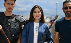 Kazak sanatçılar Kayseri Kalesi'nde buluştu!