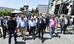 Kayseri OSB'deki yangın sonrası Elitaş ve Büyükkılıç'tan ziyaret!