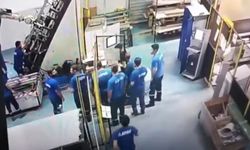 Organize sanayide korkunç kaza! İşçinin sırtına makine saplandı