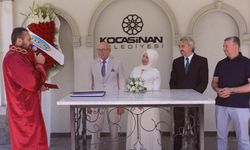 Kocasinan'da 07.07 yoğunluğu! 25 çiftin nikahı kıyıldı