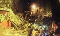 Patlama sonrası bina çöktü: Çok sayıda ekip olay yerinde