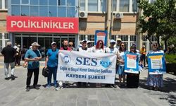Kayseri'de sağlıkçılardan mobbing, servis, kreş ve maaş isyanı!