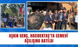 Aşkın Genç, Hacıbektaş'ta Cemevi açılışına katıldı