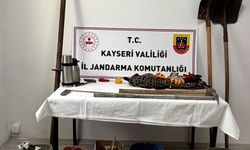 Kayseri'de kaçak kazı yapan 4 kişi bakın nasıl yakalandı