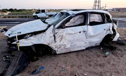 Gurbetçi ailenin otomobili takla attı! 1 ölü, 4’ü ağır yaralı