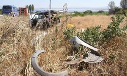 Direksiyon hakimiyetini kaybeden sürücü kazaya neden oldu: 5 yaralı