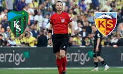 Kocaelispor - Kayserispor maçının hakemi belli oldu