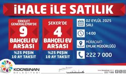 Kocasinan Belediyesi 13 Bahçeli Ev Arsasını İhaleyle Satışa Sunuyor