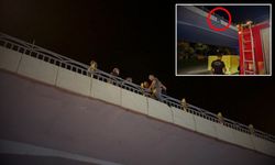 Kayseri'de köprüde korku dolu anlar! Canına kıymaya çalıştı