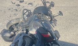 Motosiklet kazasında sürücü ağır yaralandı