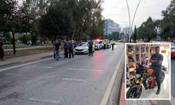 Refüje ve aydınlatma direğine çarpan motosiklet sürücüsü hayatını kaybetti