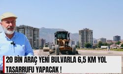 20 Bin araç yeni bulvarla 6,5 km yol tasarrufu yapacak!