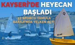 9 Şehirden 57 sporcu Yamula Barajı’nda yelken açtı