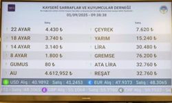1 Eylül güncel altın fiyatları!