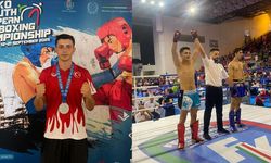 Kayserili sporcu Şükrü Kirlikaya, Avrupa Kick Boks Şampiyonası'nda ikinci oldu