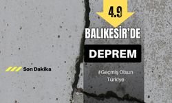Balıkesir'de yine deprem oldu!