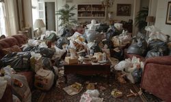Çöp evden 11 ton atık çıkarıldı