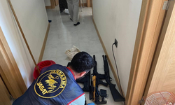 Jandarma evi aradı içerden cephane çıktı