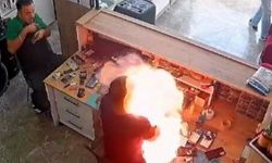 Aksaray'da telefon bataryası bomba gibi patladı!