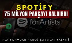 Spotify'dan büyük hamle: 75 milyon parçayı kaldırdı!