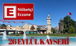 26 Eylül bugün nöbetçi eczaneler!