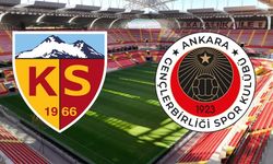 Kayserispor-Gençlerbirliği maçının ilk 11’leri belli oldu