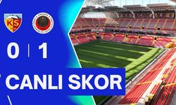 Kayserispor-Gençlerbirliği canlı skor!
