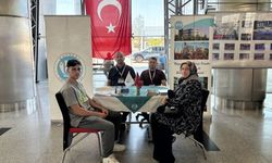 KAYÜ heyeti otogarda öğrencileri karşıladı