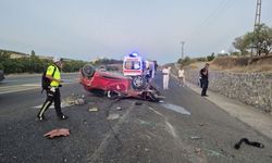 Kontrolden çıkan otomobil devrildi: 1 yaralı