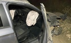 Konya’da otomobil tarla yoluna takla attı: 1 yaralı