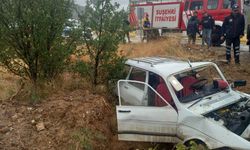 Koyunhisar’da Araç Hurdaya Döndü: 2 Yaralı