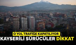 Kayseri’de katlı kavşak çalışmaları için yol kapanıyor