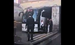 Ağrıspor’un takım otobüsü, Kayseri’de Gaziosmanpaşa köprüsüne sıkıştı