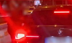 BMW sürücüsü kadına saldıran trafik magandası yakalandı