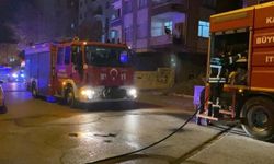 Kayseri Fevziçakmak’ta içinde 4 çocuk bulunan bodrum yandı