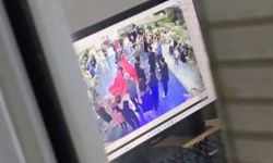 Avize gelinin üzerine düştü! O anlar saniye saniye kameralara yansıdı!