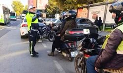 Kayseri’de motosikletli sürücülere denetim yapıldı binlerce lira ceza kesildi
