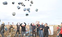 Kayseri'de tarım işçileri kovaları havaya fırlattı!