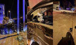 Konya'da kaza yapan motosiklet yayalara çarptı: 5 kişi yaralandı