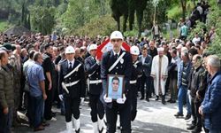 Trabzon’da ot biçerken uçuruma düşen polis memuru son yolculuğuna uğurlandı