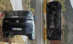 Kontrolden çıkan minibüs devrildi! 2 kişi hastaneye kaldırıldı